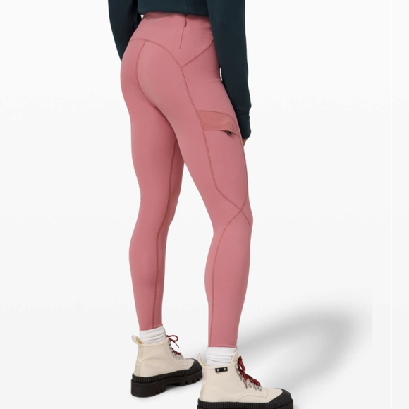lululemon athletica Pants - Lululemon Break a Trail Super High-Rise Tight 28" Brier Rose